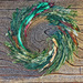 Christmas wreath artistic by larrysphotos