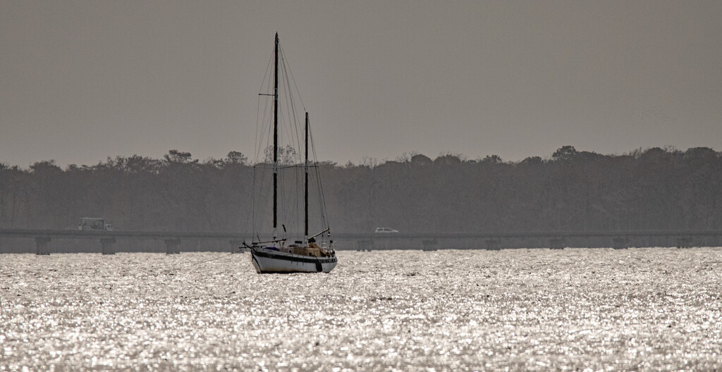 Sailboat at Anchor! by rickster549
