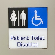 18th Dec 2023 - Why would they disable patient toilets???