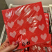 Hearts on Christmas tissues.  by cocobella