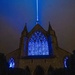 Church light display. by padlock