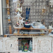 19th Dec 2023 - Award winning Christmas vintage window in the family run Boulangerie where my son works.