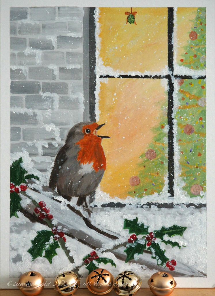 Christmas robin #2 by summerfield