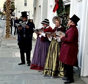 22nd Dec 2023 - Caroling along King Street in Charleston!  