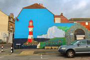 21st Dec 2023 - Colourful wall painting on a grey day....978