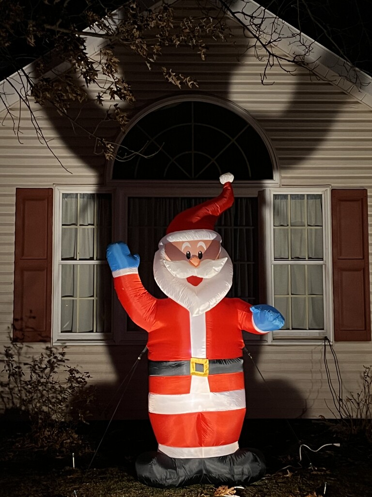 Santa & His Shadow  by beckyk365