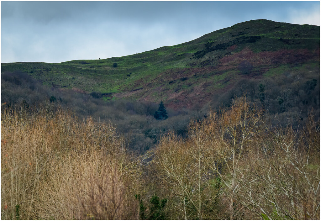 Walking the Malvern Hills on a winters day by clifford