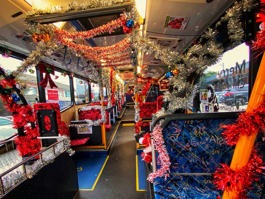 “Deck the bus with coloured garlands” by johnfalconer