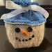 12 25 Knitted snowman by sandlily