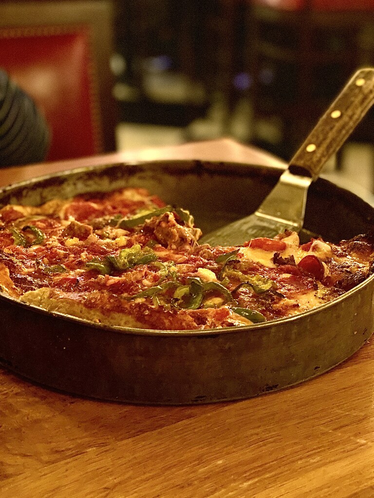 Chicago deep dish pizza  by ggshearron