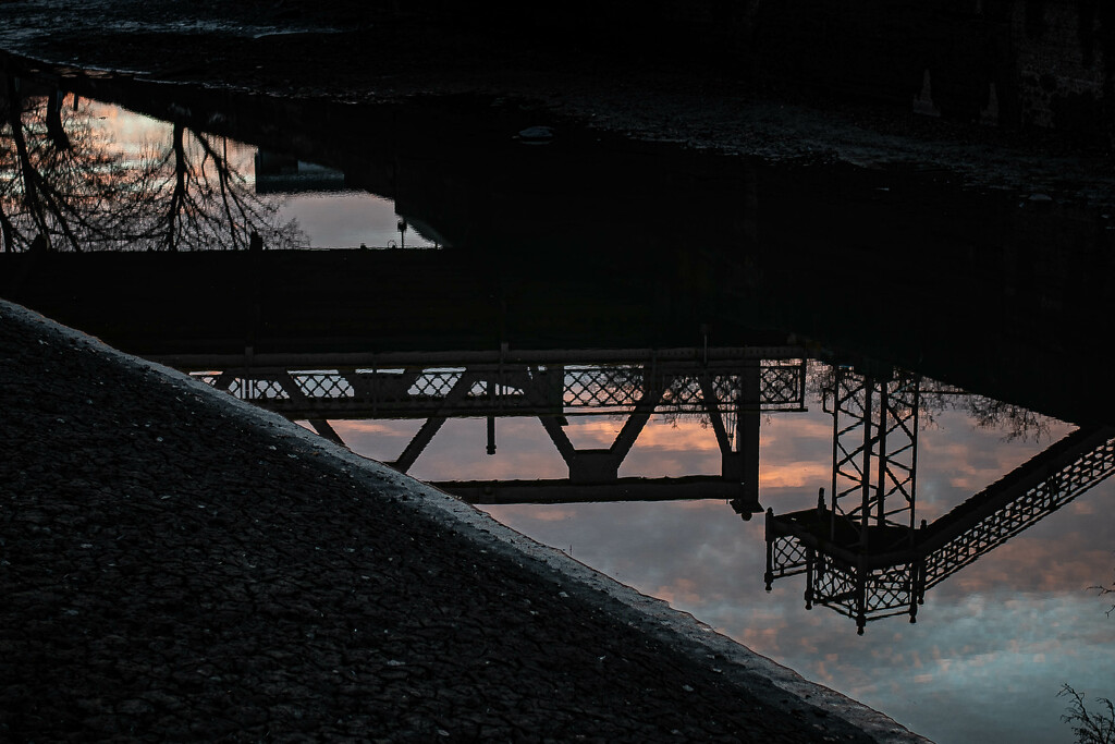 Sunrise Reflection by darchibald
