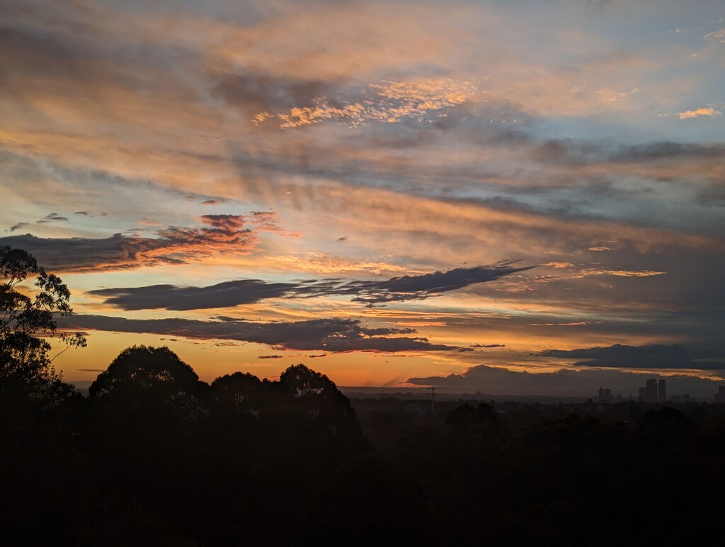 Sunset Clouds by elf