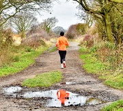 30th Dec 2023 - Jogging in the puddle 