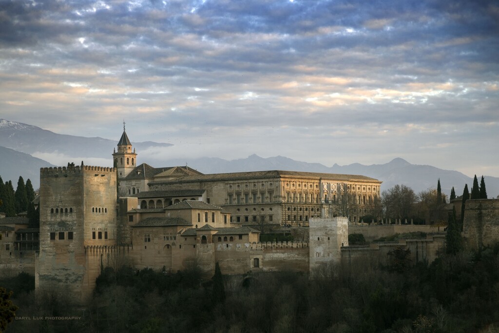 D365 Alhambra in Spain In the Sunset by darylluk
