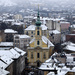 Buda roofs with snow caps by kork