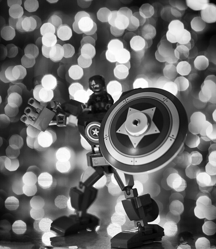 Anything B&W 8/60. Capt America by i_am_a_photographer