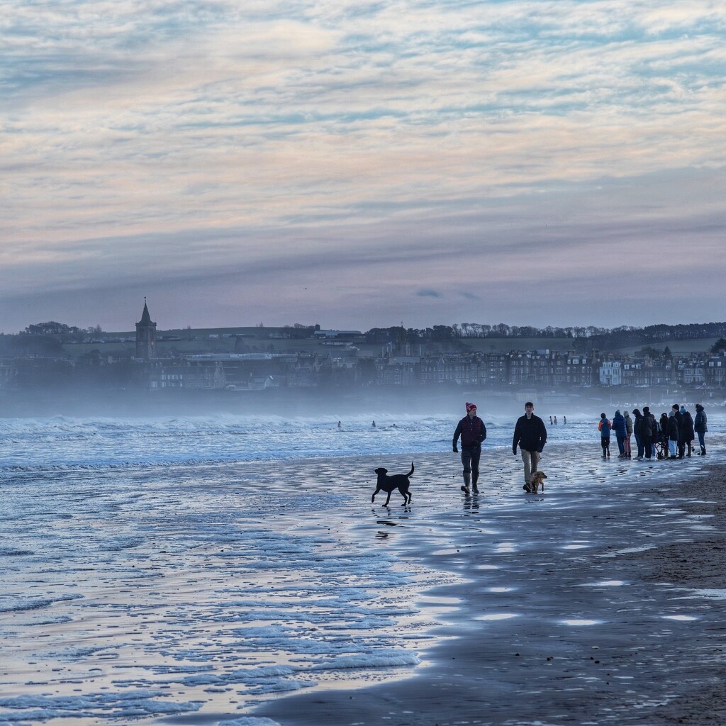 New Year’s Day on the West Sands by billdavidson