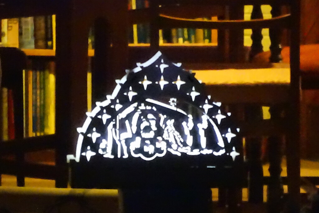 was given an illuminated nativity by anniesue