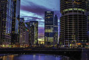 3rd Jan 2024 - State St. bridge @ blue hour - Downtown Chicago #6