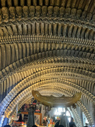 2nd Jan 2024 - Ceiling of the Giger bar. 