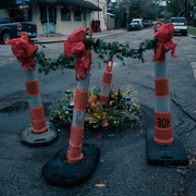 29th Dec 2023 - Decorating potholes