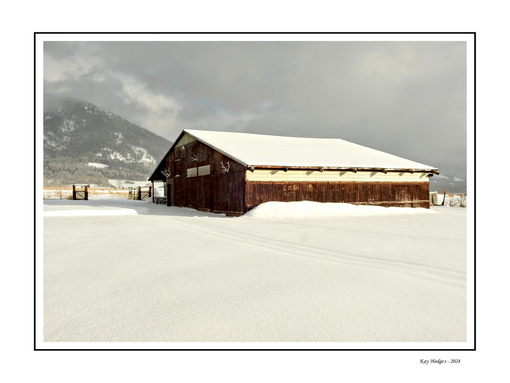 Winter Barn by kbird61