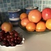 The rising sun just captured my fruit bowl.. by moominmomma