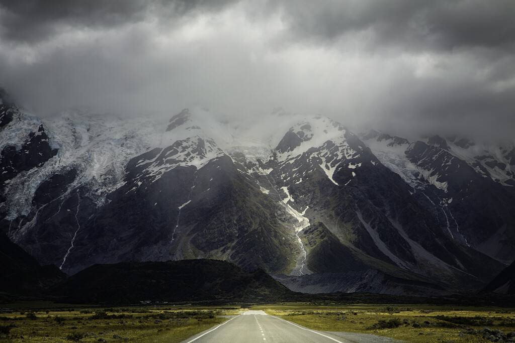 The Road to Mt. Cook by exposure4u