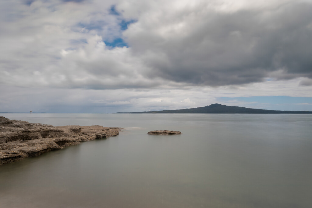 Looking towards Rangitoto island from Mission Bay by creative_shots