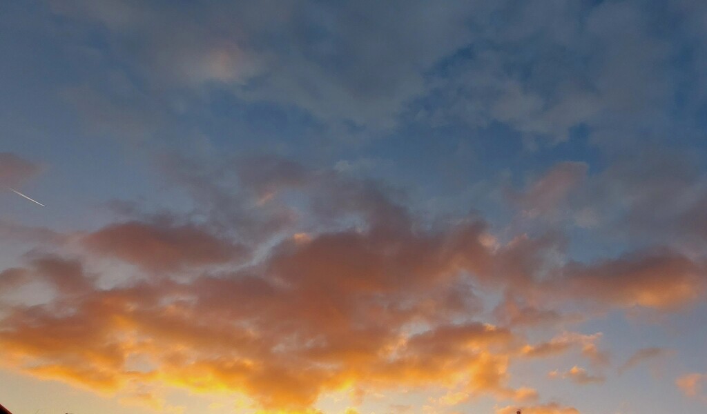 Little Pink (purple, orange) Fluffy Clouds by antmcg69