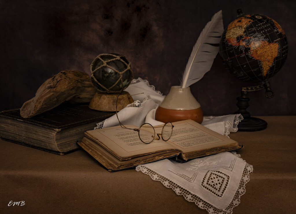 Bibliophile Still Life by theredcamera