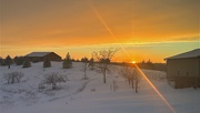 10th Jan 2024 - Snowy day sunset