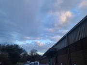 10th Jan 2024 - Clouds over the building at work.