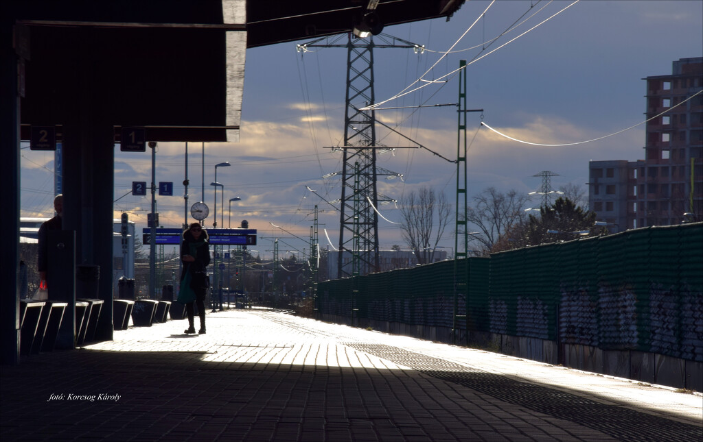 Waiting for a train! by kork