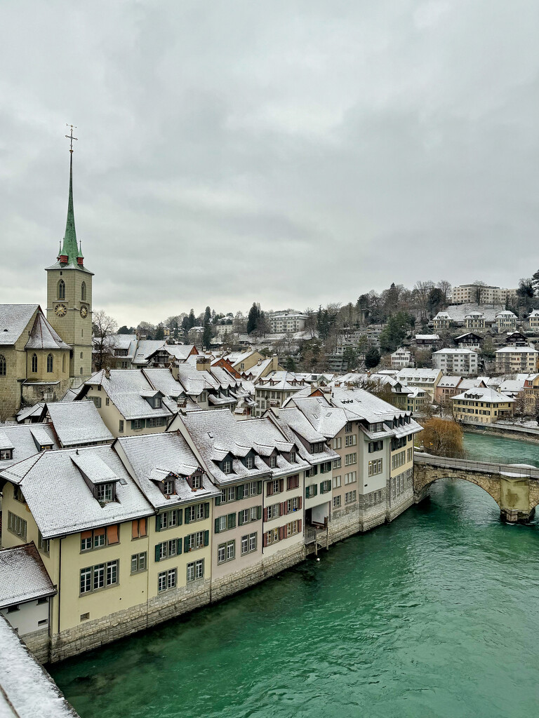 Bern with the snow.  by cocobella