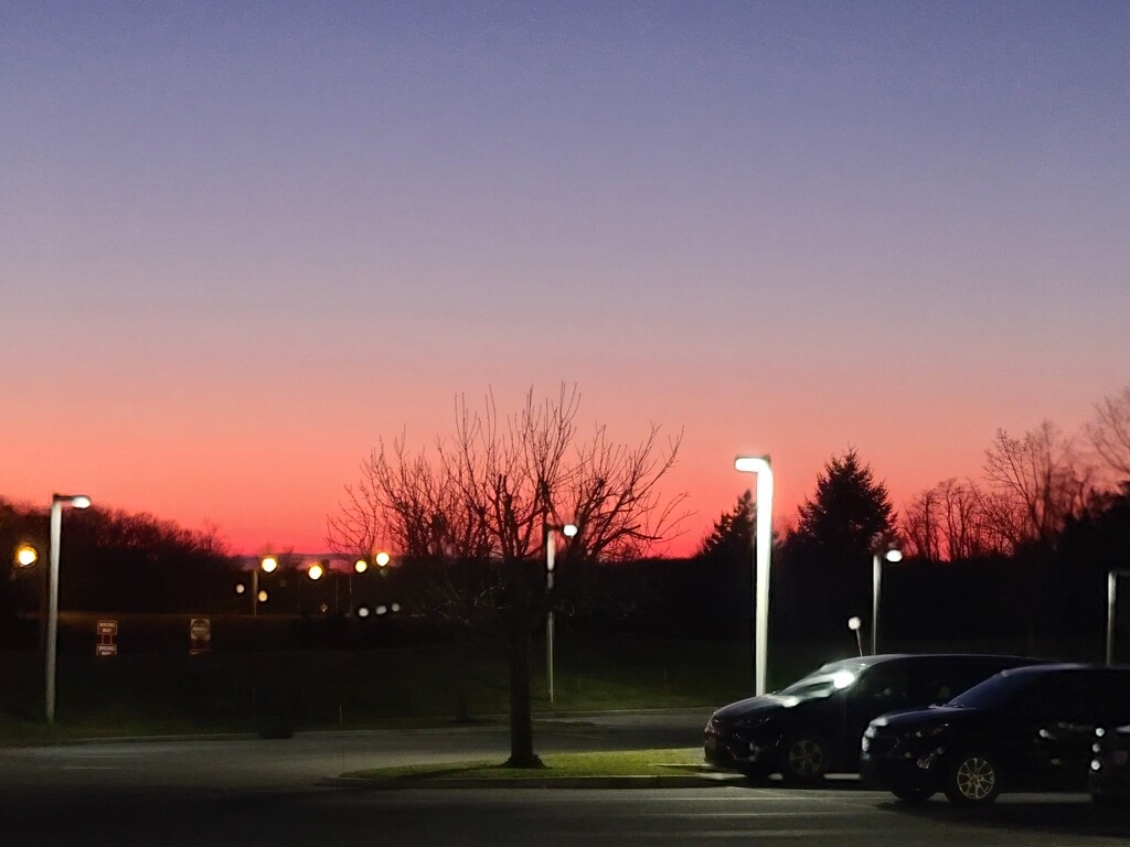 Sunrise from the hotel parking lot by danjh