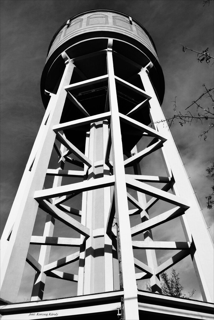 Suburban water tower by kork