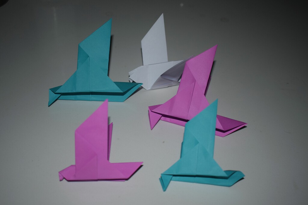 1 13 Origami Birds by sandlily