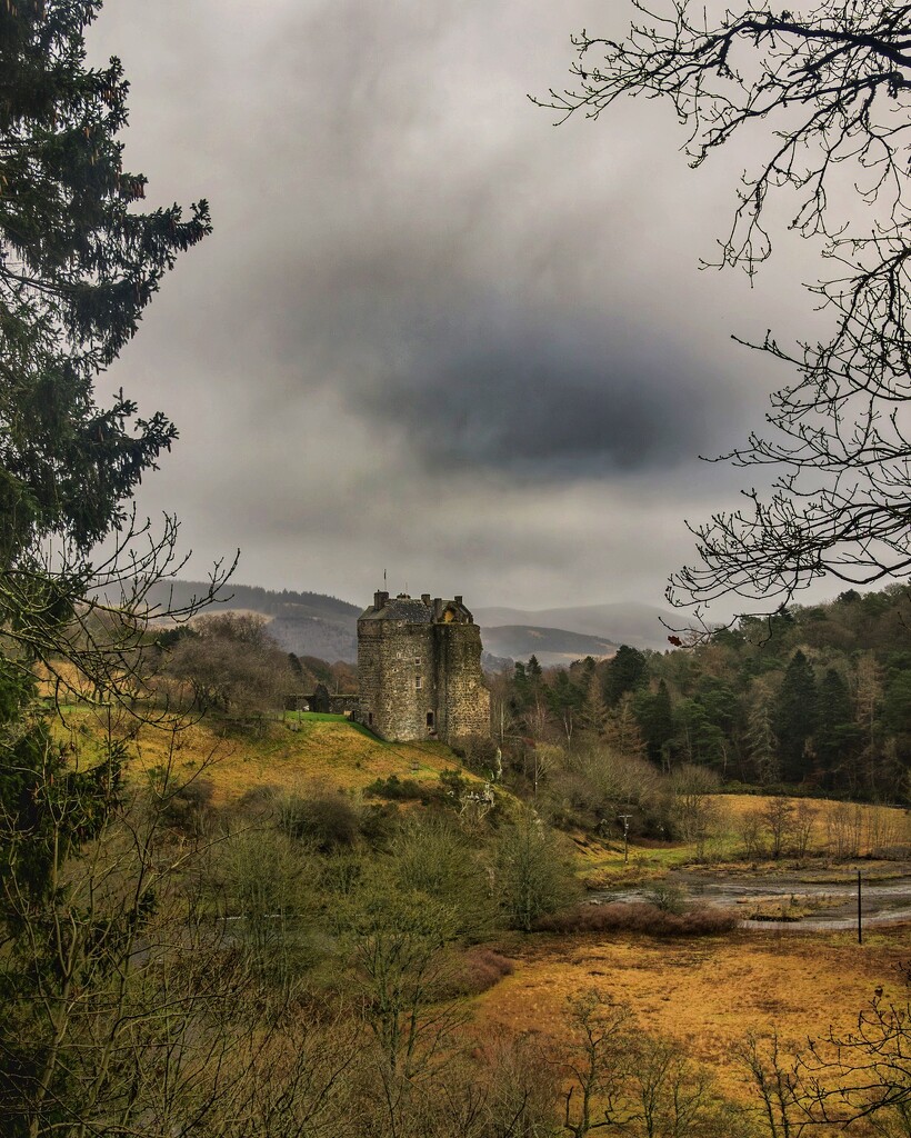 Neidpath Castle near Peebles in the Scottish Borders. by billdavidson