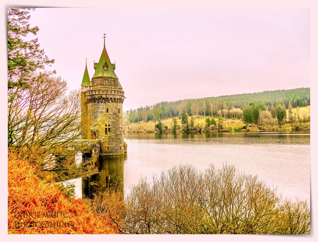 The Straining Tower,Lake Vyrnwy,Wales by carolmw