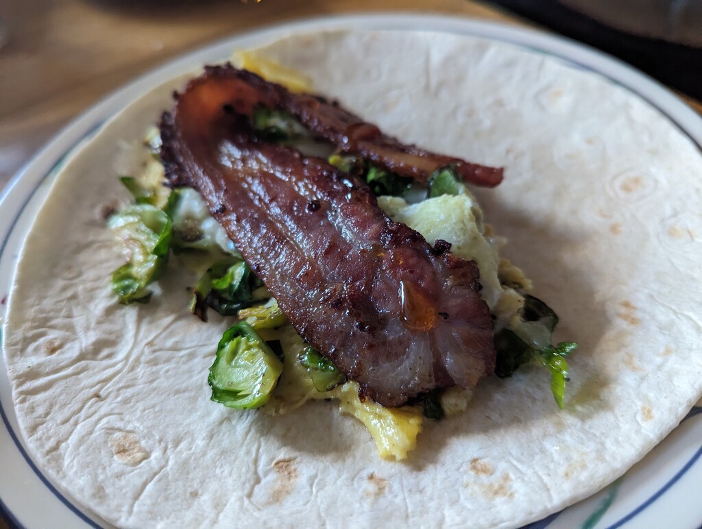 Creative Breakfast Burrito  by pomonavalero