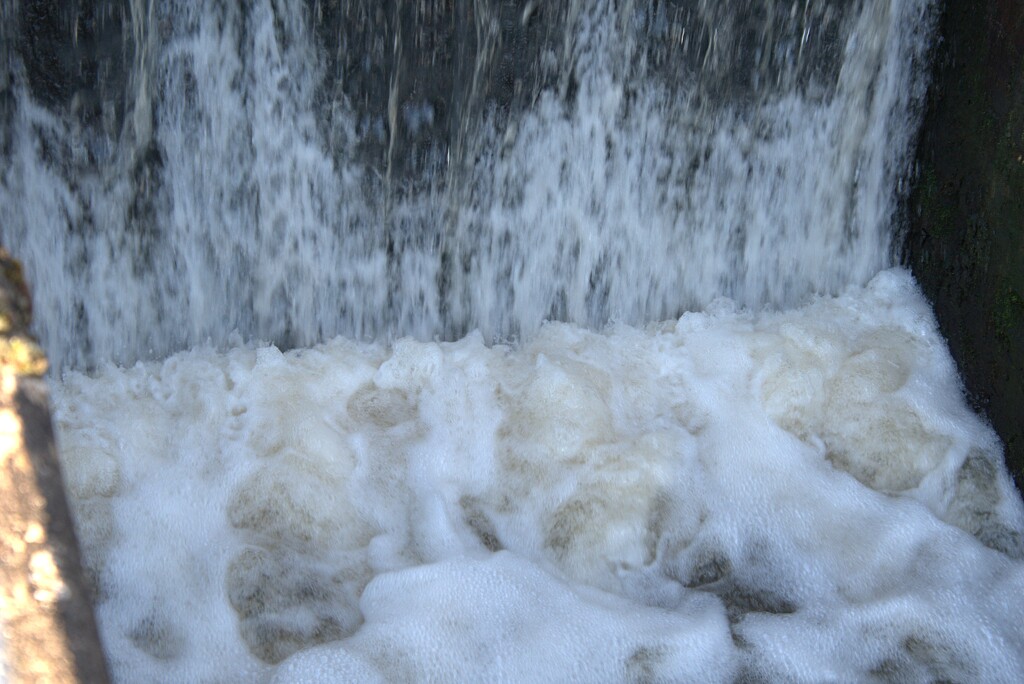 rushing water from the locks by ollyfran
