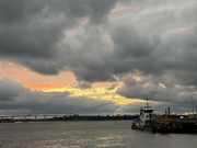 18th Jan 2024 - Tugboat and sunset over the Ashley River