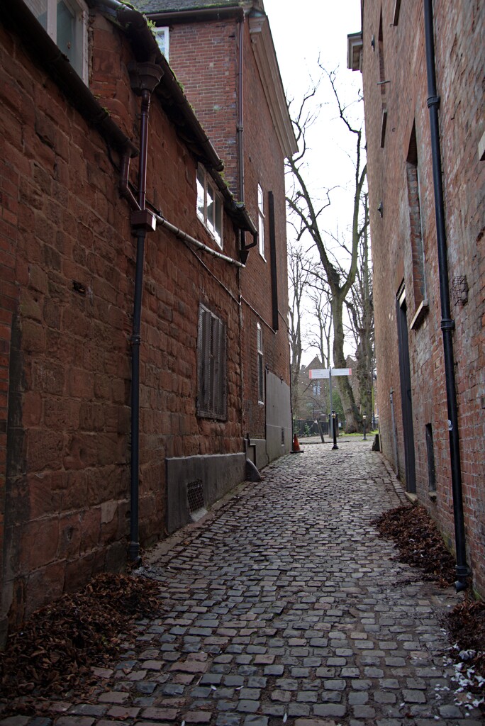 hill top cobbled street Coventry by ollyfran