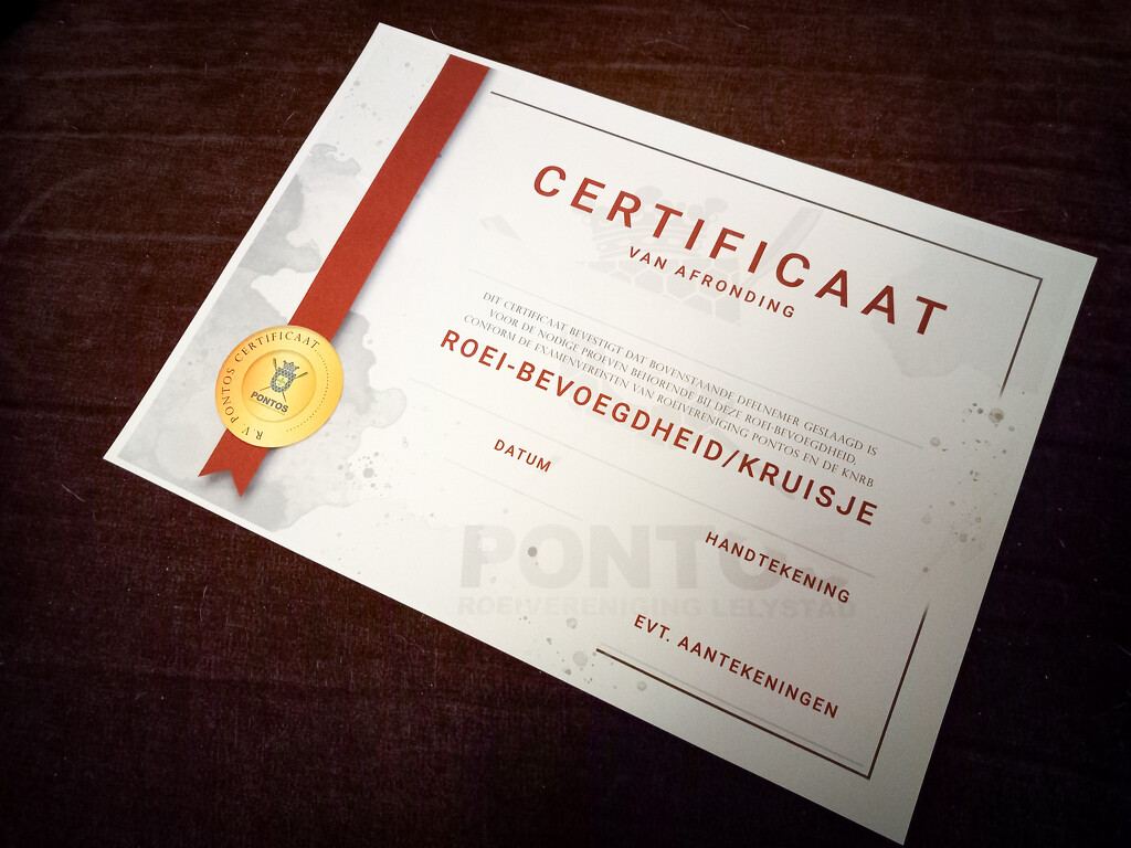 019 - New certificate design by rbrettschneider