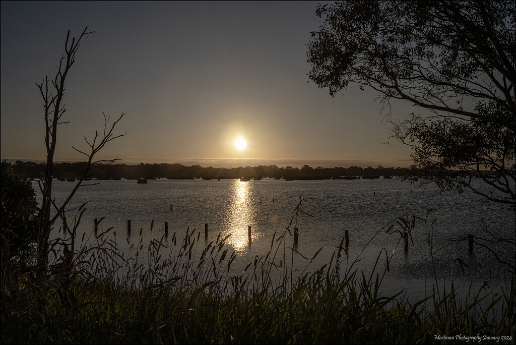 Sunset_flooded river_Sale  by mortmanphotography