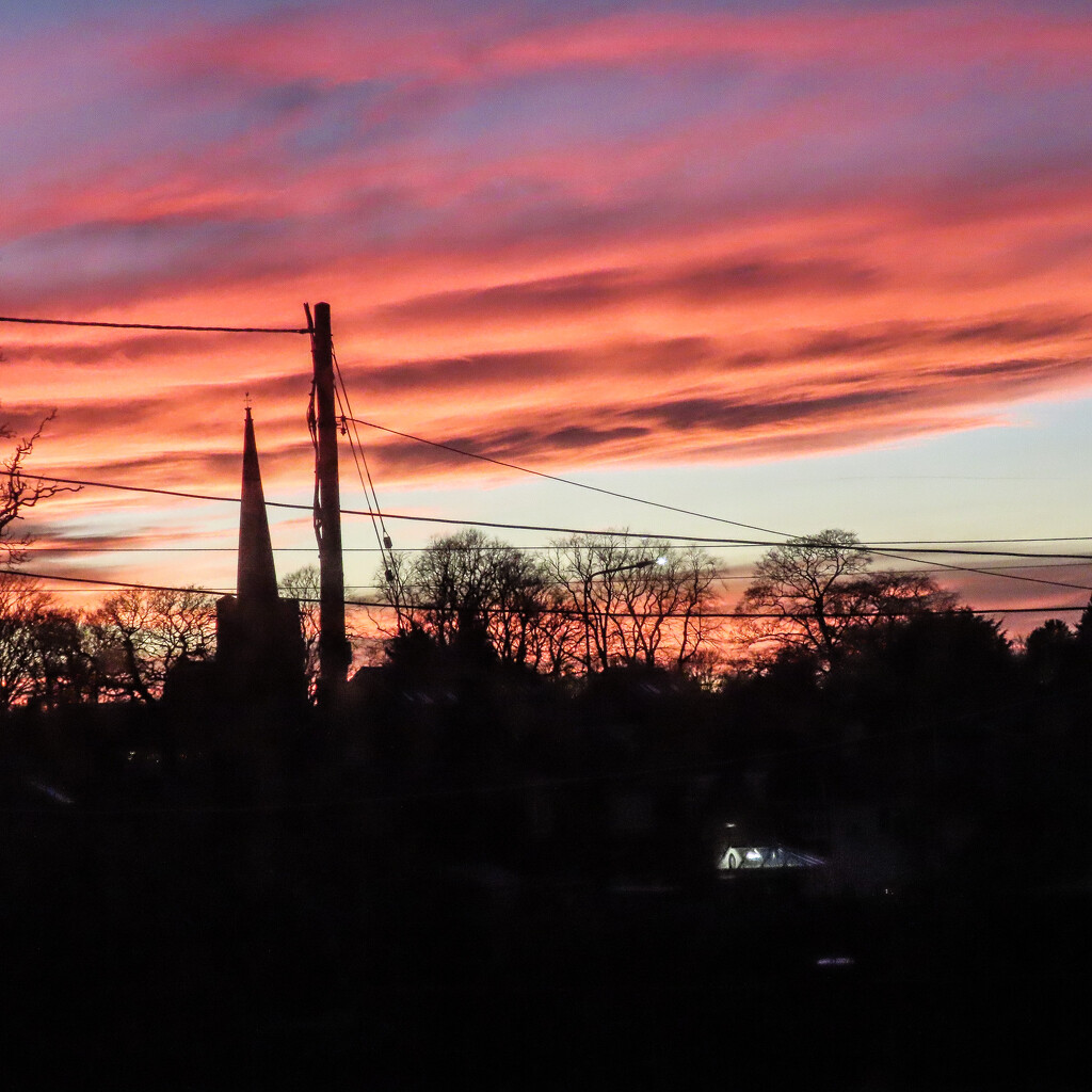 Sunset over St Nicholas CHurch by mumswaby