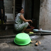 21st Jan 2024 - Doing the washing Chinatown.