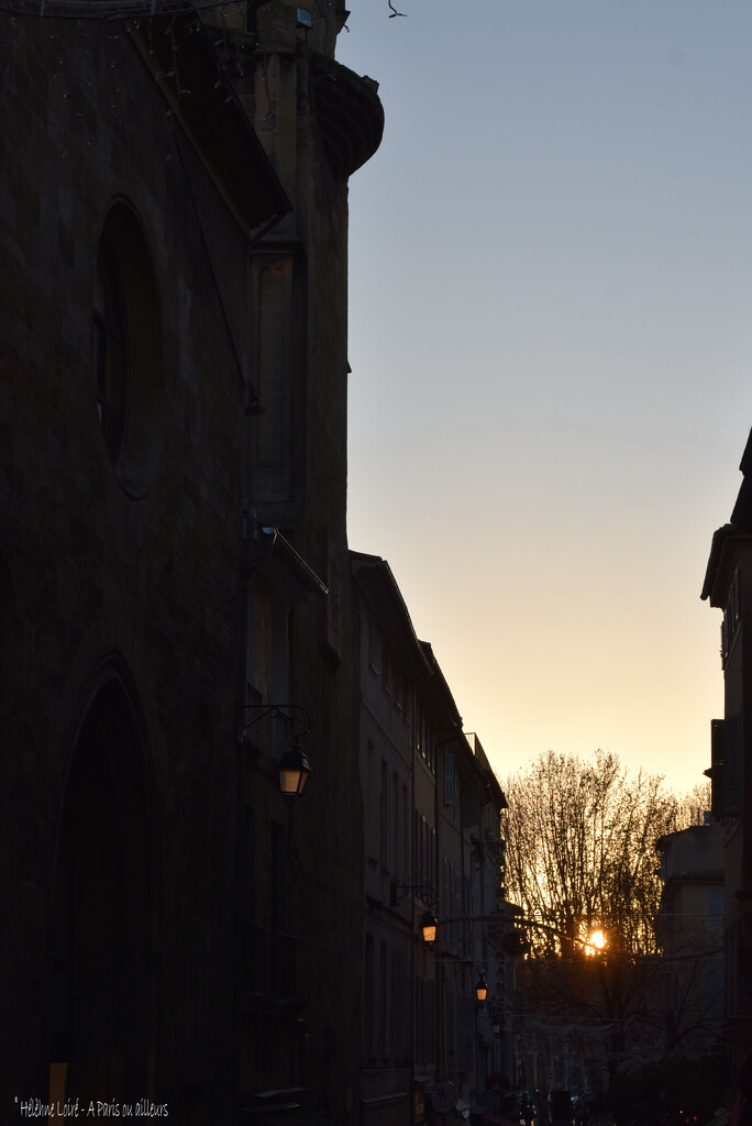 End of the day in Aix en Provence by parisouailleurs