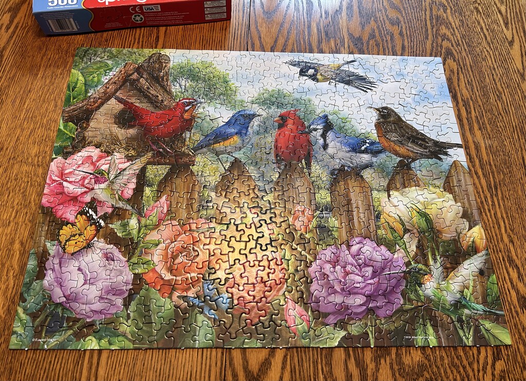 Jigsaw puzzle complete.  by dolores